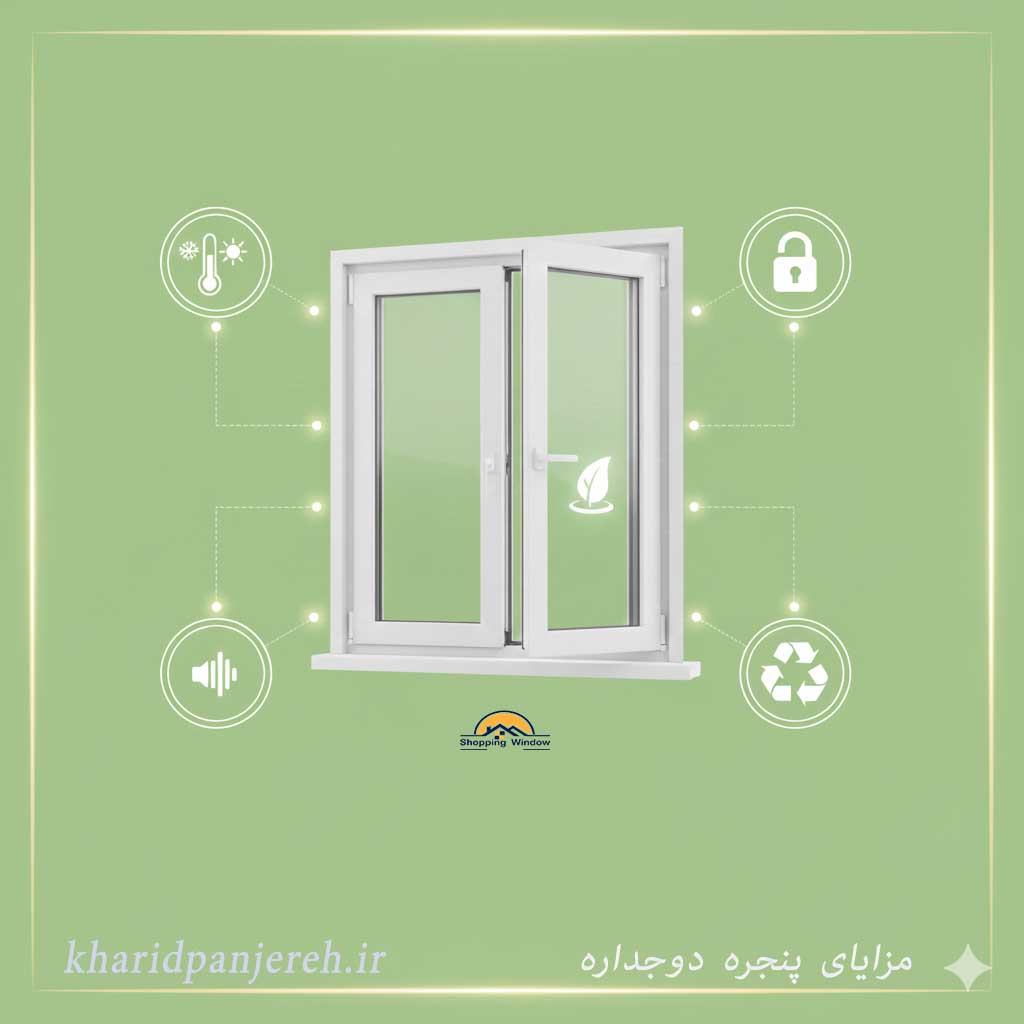 مزایای پنجره دوجداره | فروش انواع پنجره دوجداره | خریدپنجره
