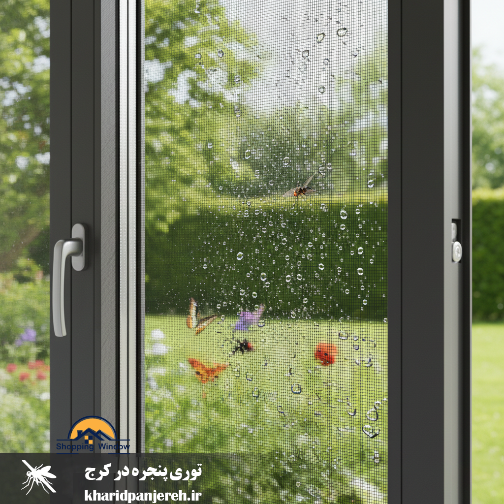 توری پنجره در کرج | توری پلیسه و مگنتی | خرید پنجره