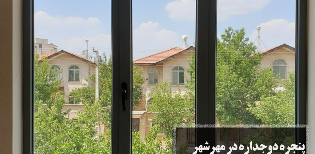 پنجره دوجداره در مهرشهر | نصب UPVC | خرید پنجره